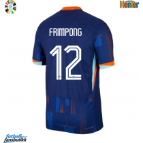 Nederland Jeremie Frimpong #12 Bortedrakt EM 2024 Kortermet